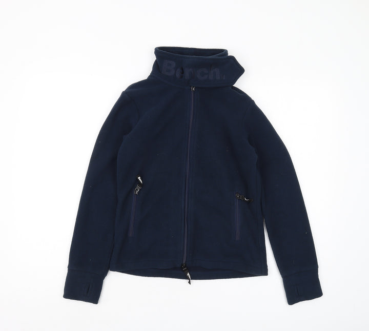Bench Girls Blue Fleece Jacket Size 11-12 Years