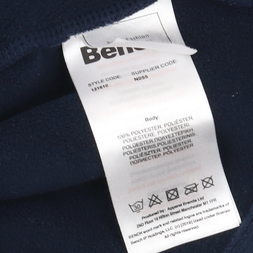 Bench Girls Blue Fleece Jacket Size 11-12 Years