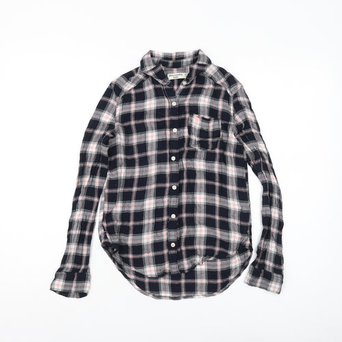 Abercrombie Kids Girls Multicoloured Plaid Button-Up Shirt 11-12Y