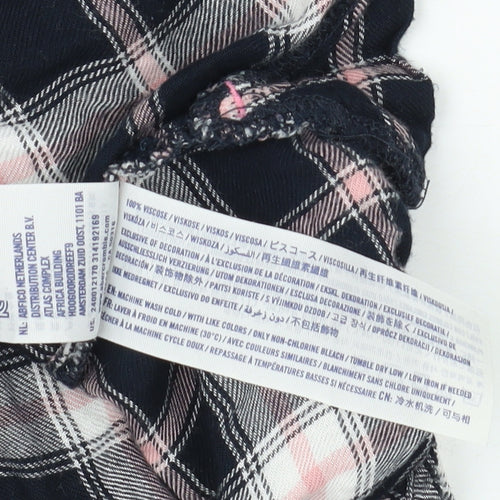 Abercrombie Kids Girls Multicoloured Plaid Button-Up Shirt 11-12Y