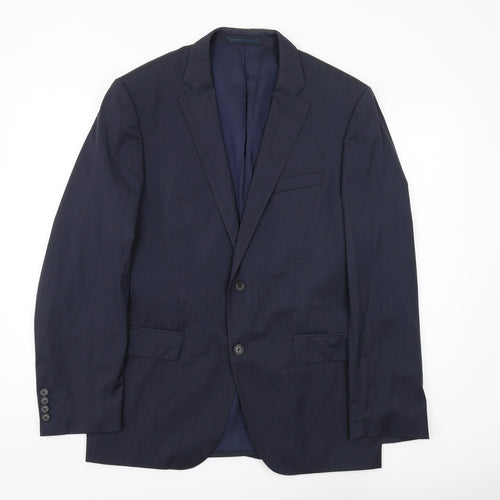 Hugo Boss Men's Blue Regular Fit Blazer, Size 40R