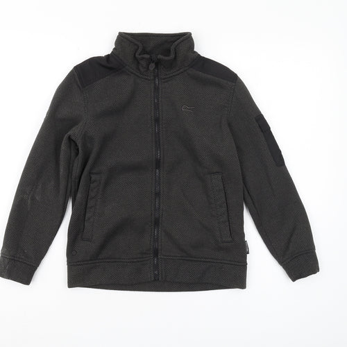 Regatta Boys Black Basic Jacket 9-10 Years Outdoor Casual
