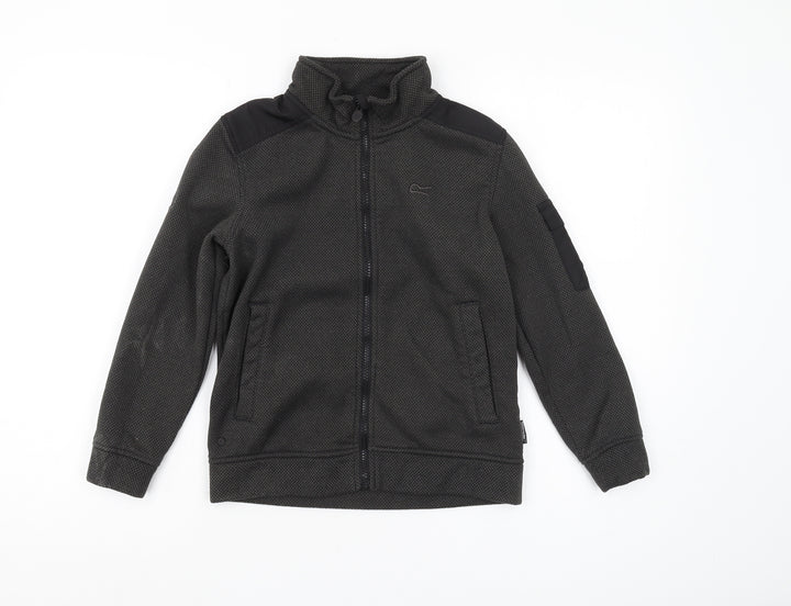 Regatta Boys Black Basic Jacket 9-10 Years Outdoor Casual