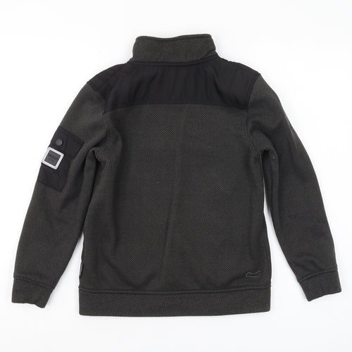 Regatta Boys Black Basic Jacket 9-10 Years Outdoor Casual