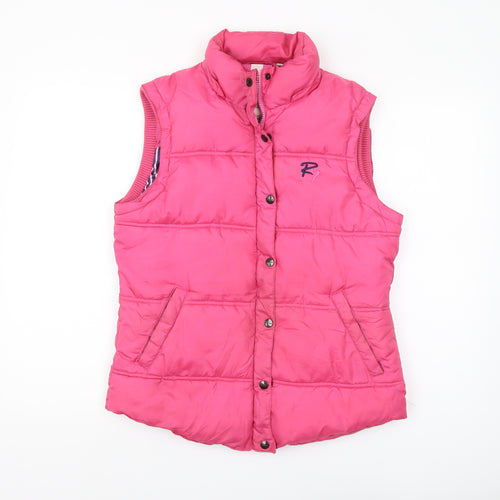 Rydale Pink Women's Puffer Waistcoat L Casual