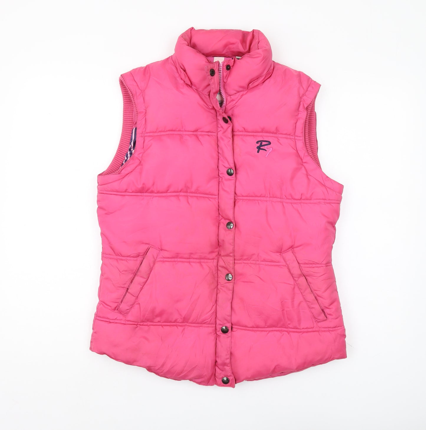 Rydale Pink Women's Puffer Waistcoat L Casual
