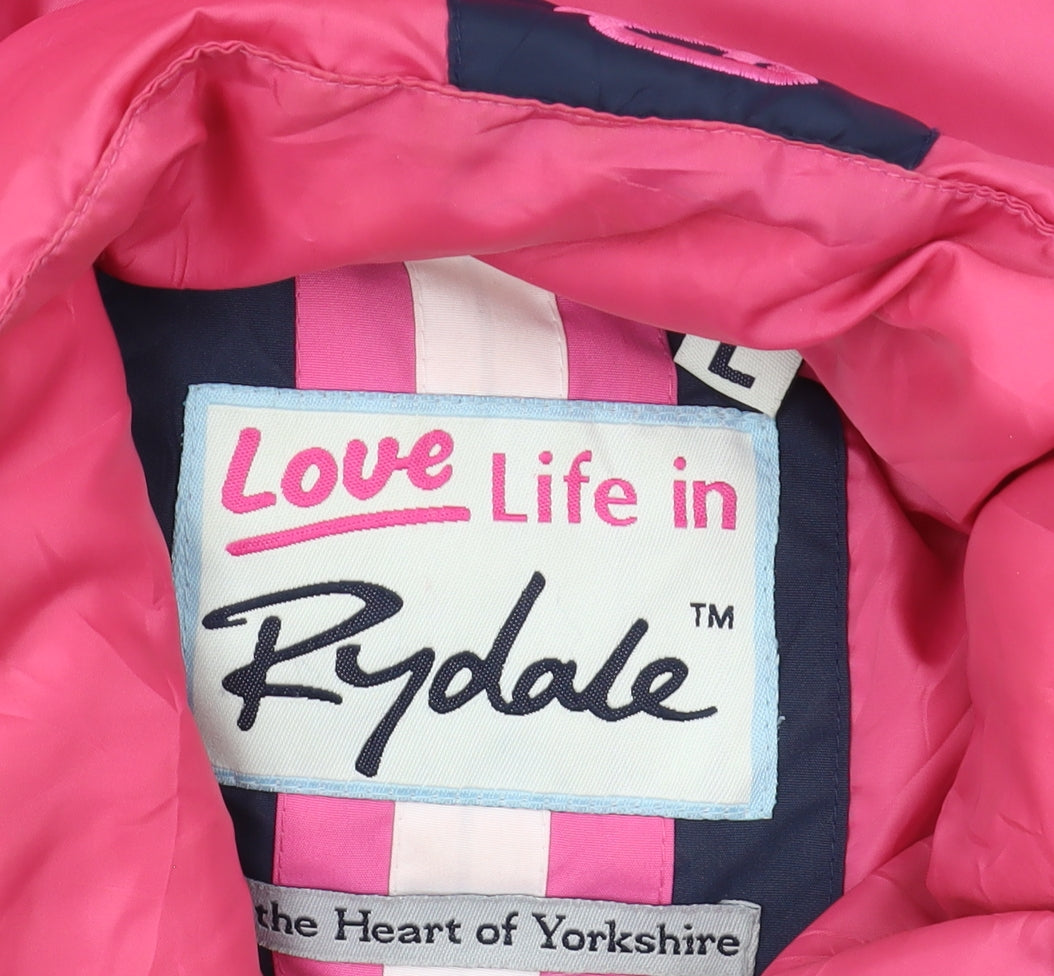 Rydale Pink Women's Puffer Waistcoat L Casual