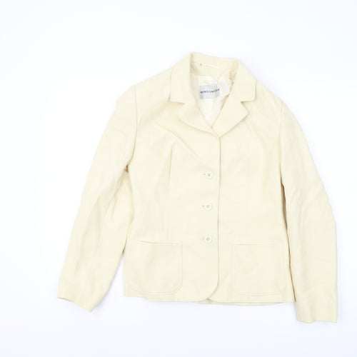 Windsmoor Ivory Blazer Women Size 12 Classic Lined