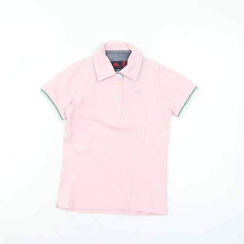 Robe di Kappa Unisex Kids Pink Polo Shirt - 8 Years