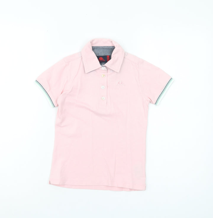 Robe di Kappa Unisex Kids Pink Polo Shirt - 8 Years