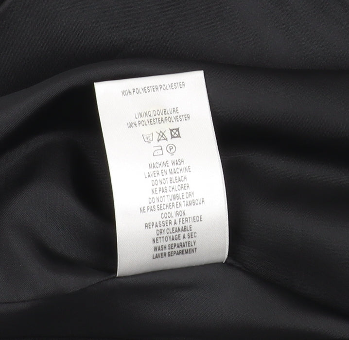 Eastex Women's Black Blazer Size 12 Lined Mid-Length