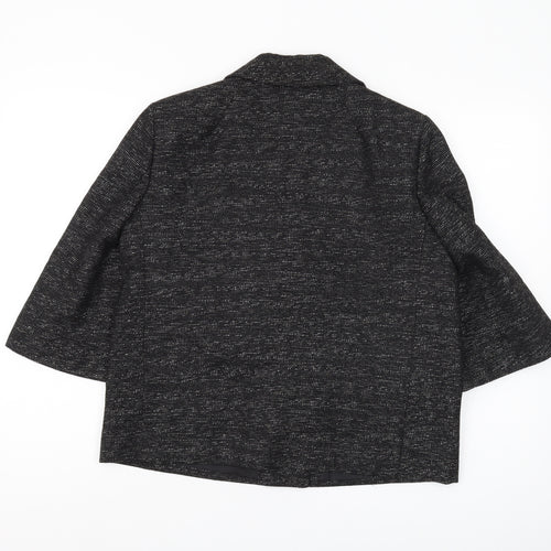 Laura Ashley Women’s Black Blazer Size 14 Lined Elegant