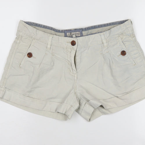 Fat Face Women's Beige Chino Shorts Size 12