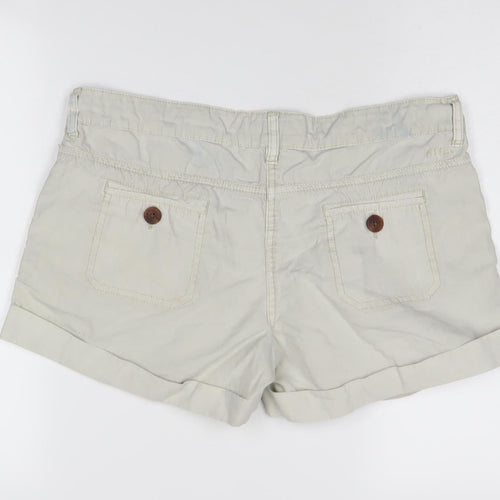 Fat Face Women's Beige Chino Shorts Size 12