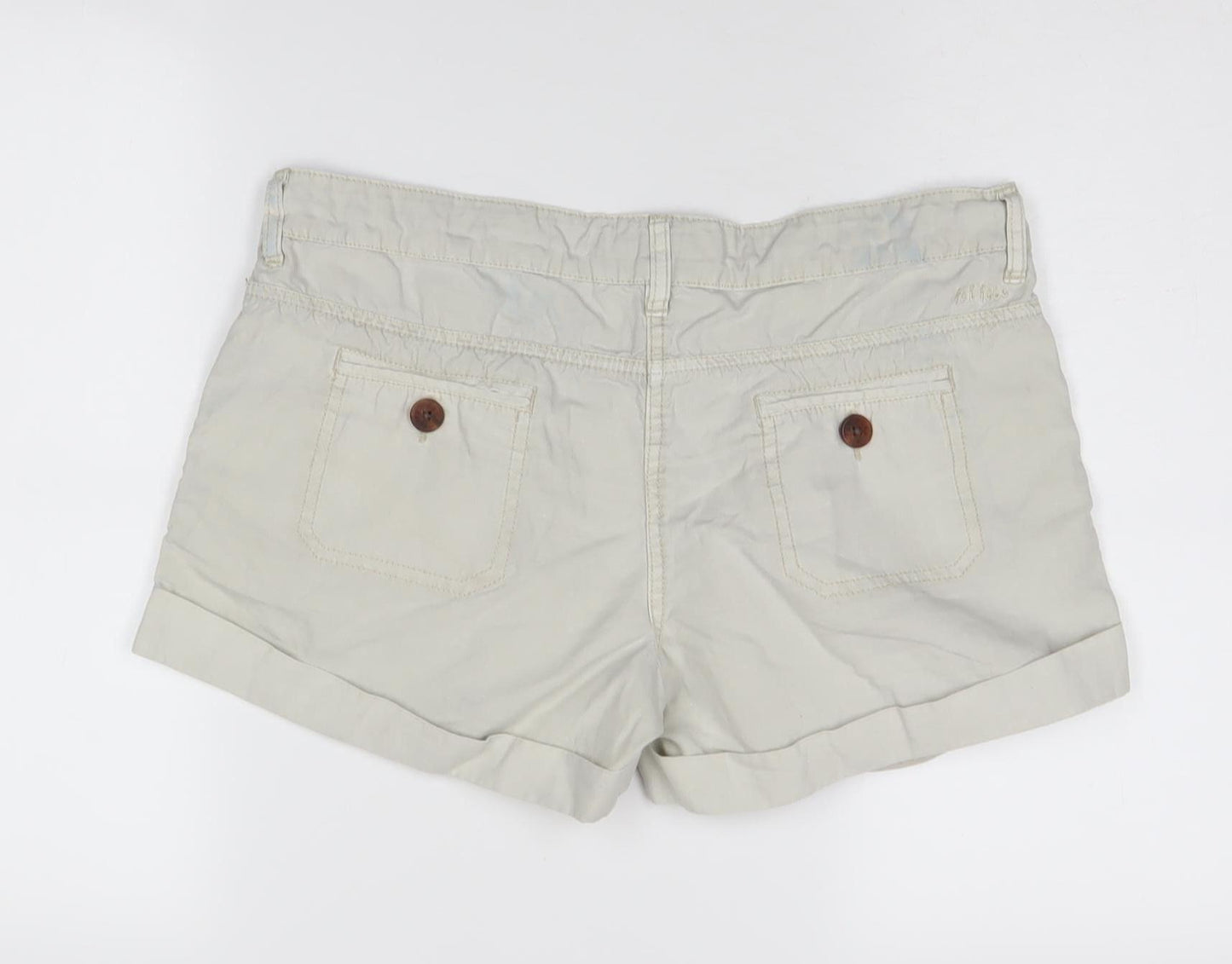 Fat Face Women's Beige Chino Shorts Size 12