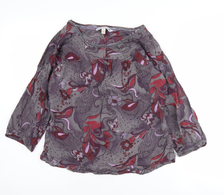 Fat Face Women's Retro Geometric Blouse Size 10