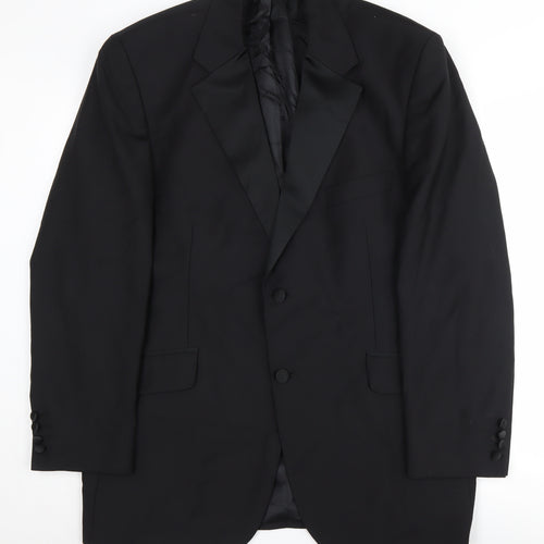 Jeff Banks Men’s Black Tuxedo Jacket, Size 44R, Formal