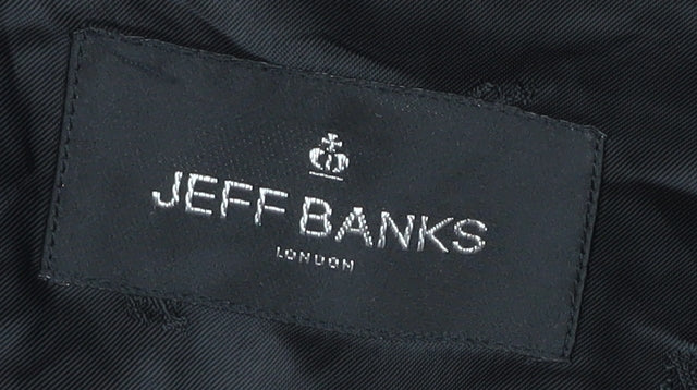 Jeff Banks Men’s Black Tuxedo Jacket, Size 44R, Formal