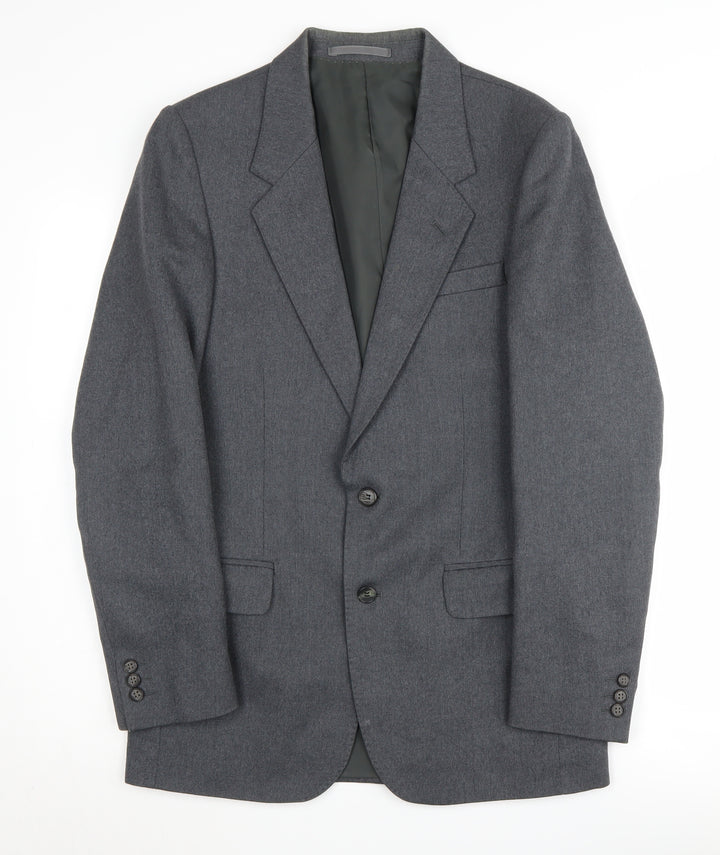 Centaur Men's Grey Wool Blazer 36R Classic Formal