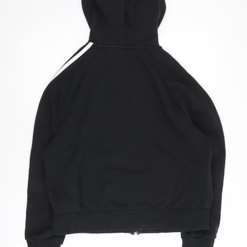 Adidas Unisex Adults Black M Full Zip Hoodie