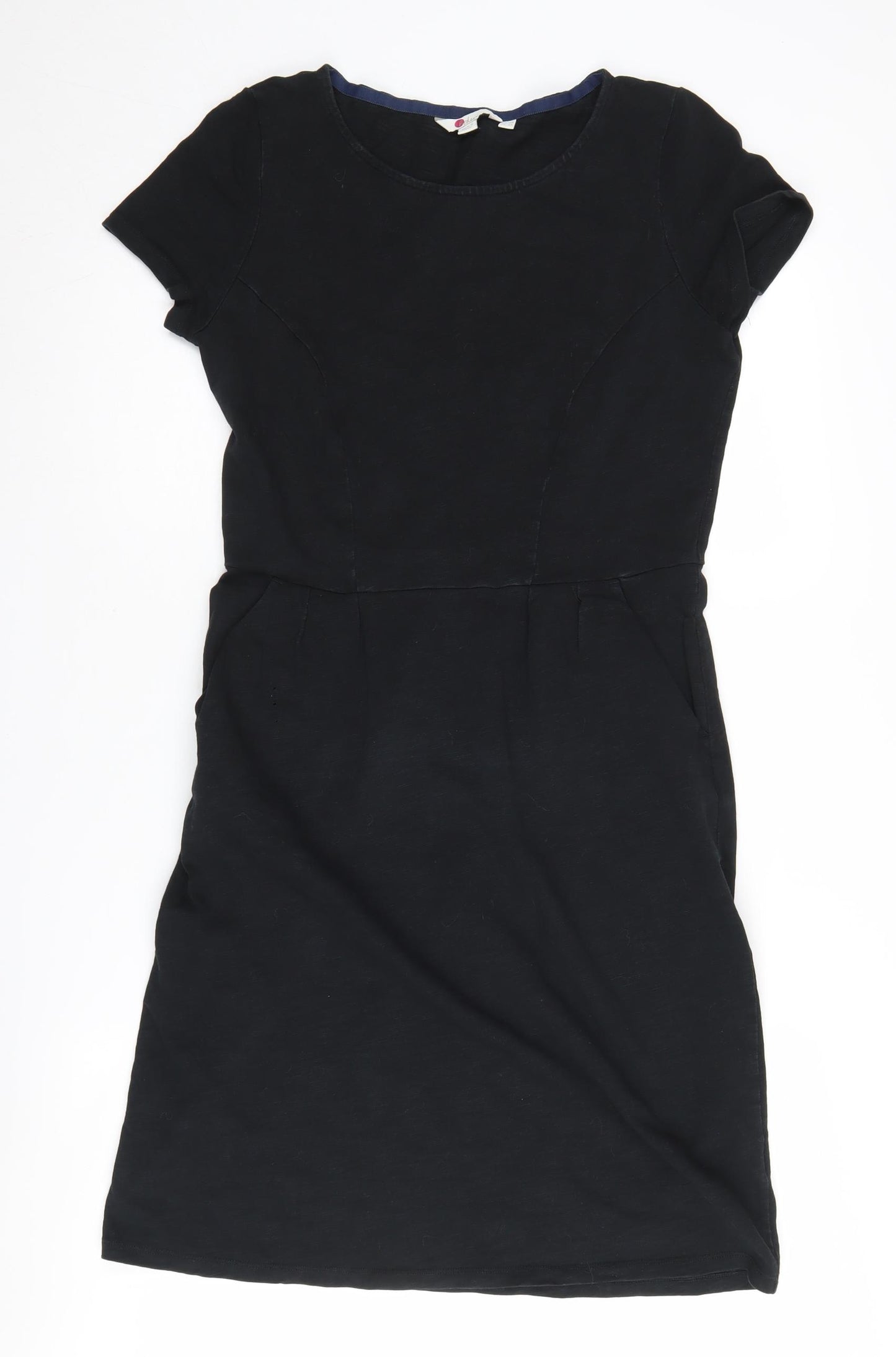 Boden Women's Black Cotton Sheath Dress Size 10