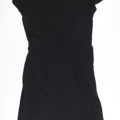 Boden Women's Black Cotton Sheath Dress Size 10