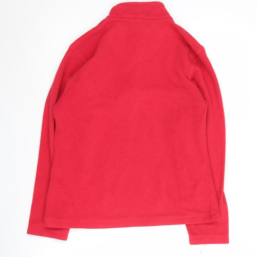Regatta Women's Red 1/2 Zip Fleece Sweatshirt Size 10