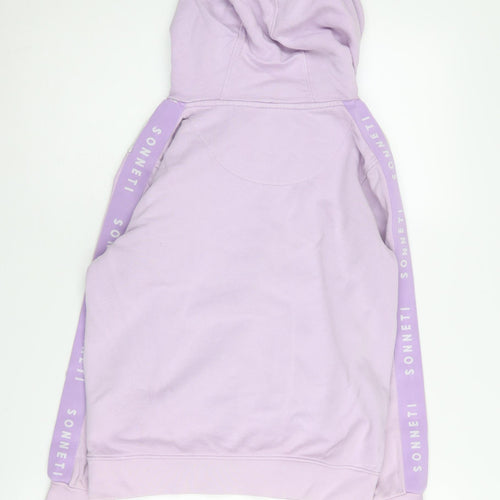 Sonneti Girls Purple Logo Hoodie, Size 10-11 Years