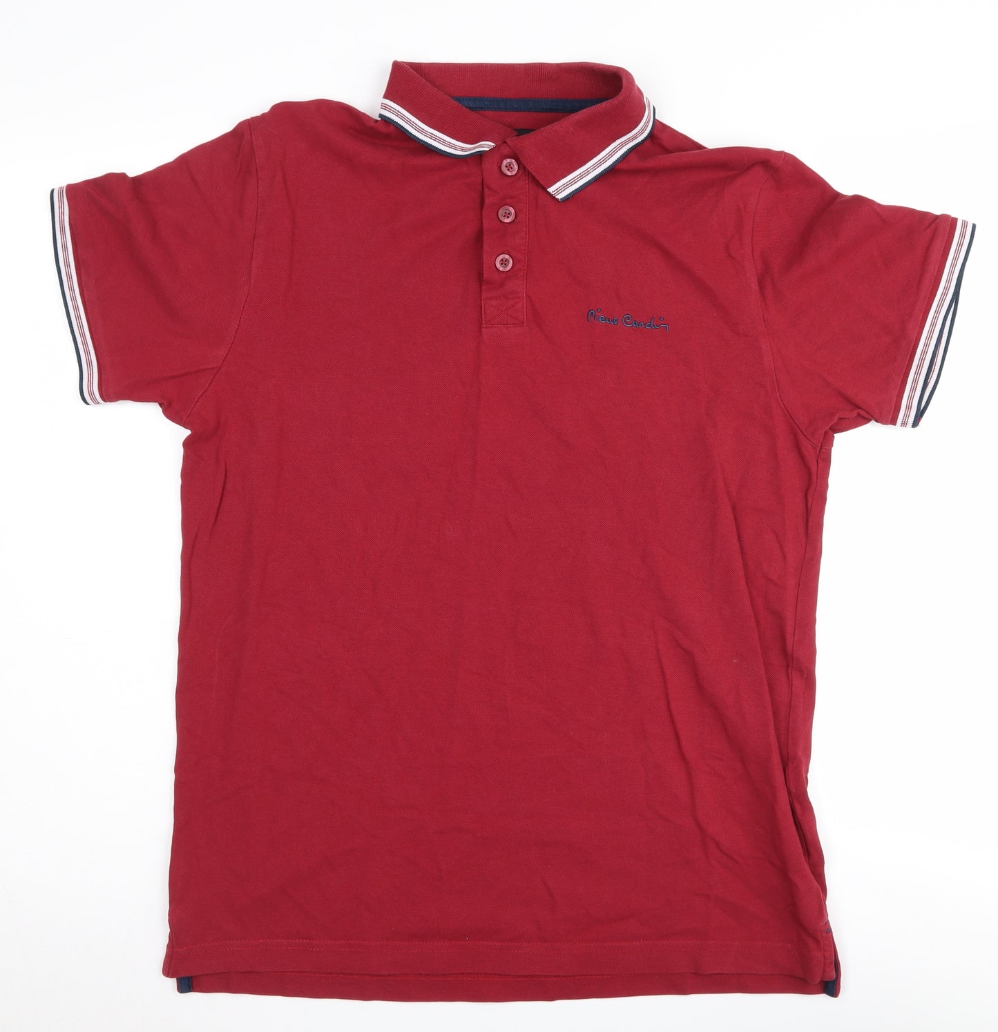 Pierre Cardin Men's Red Polo Shirt M Collared Casual