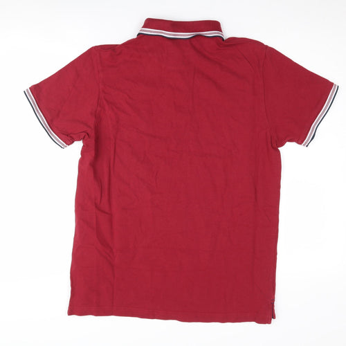 Pierre Cardin Men's Red Polo Shirt M Collared Casual