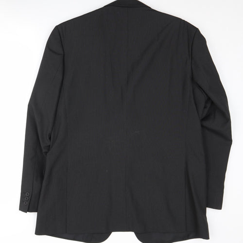 Thomas Nash Men's Black Regular Fit Suit Jacket 44R