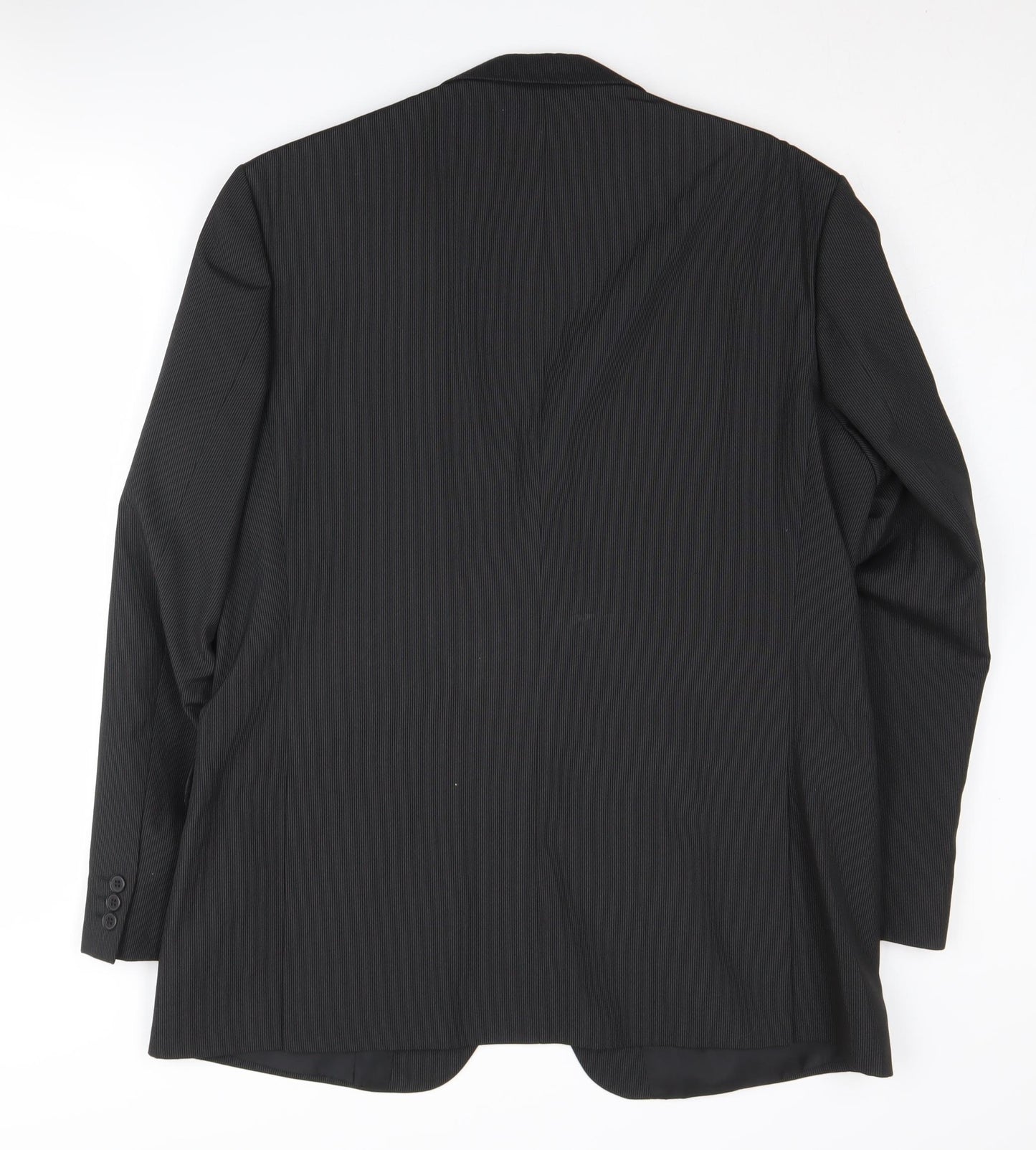 Thomas Nash Men's Black Regular Fit Suit Jacket 44R