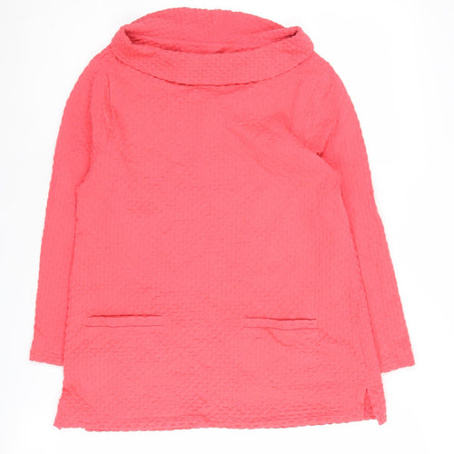 Laura Ashley Women's Pink Tunic Jumper Size 8