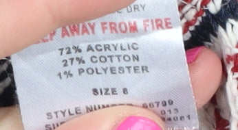 SoulCal & Co Women's Red Nautical Jumper Size 8