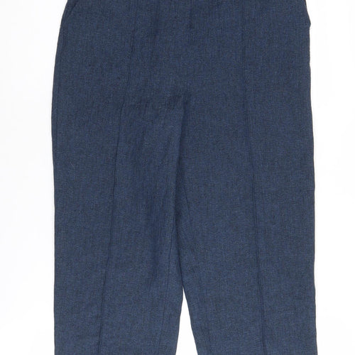 Honor Millburn Women's Blue Cropped Trousers Size 10