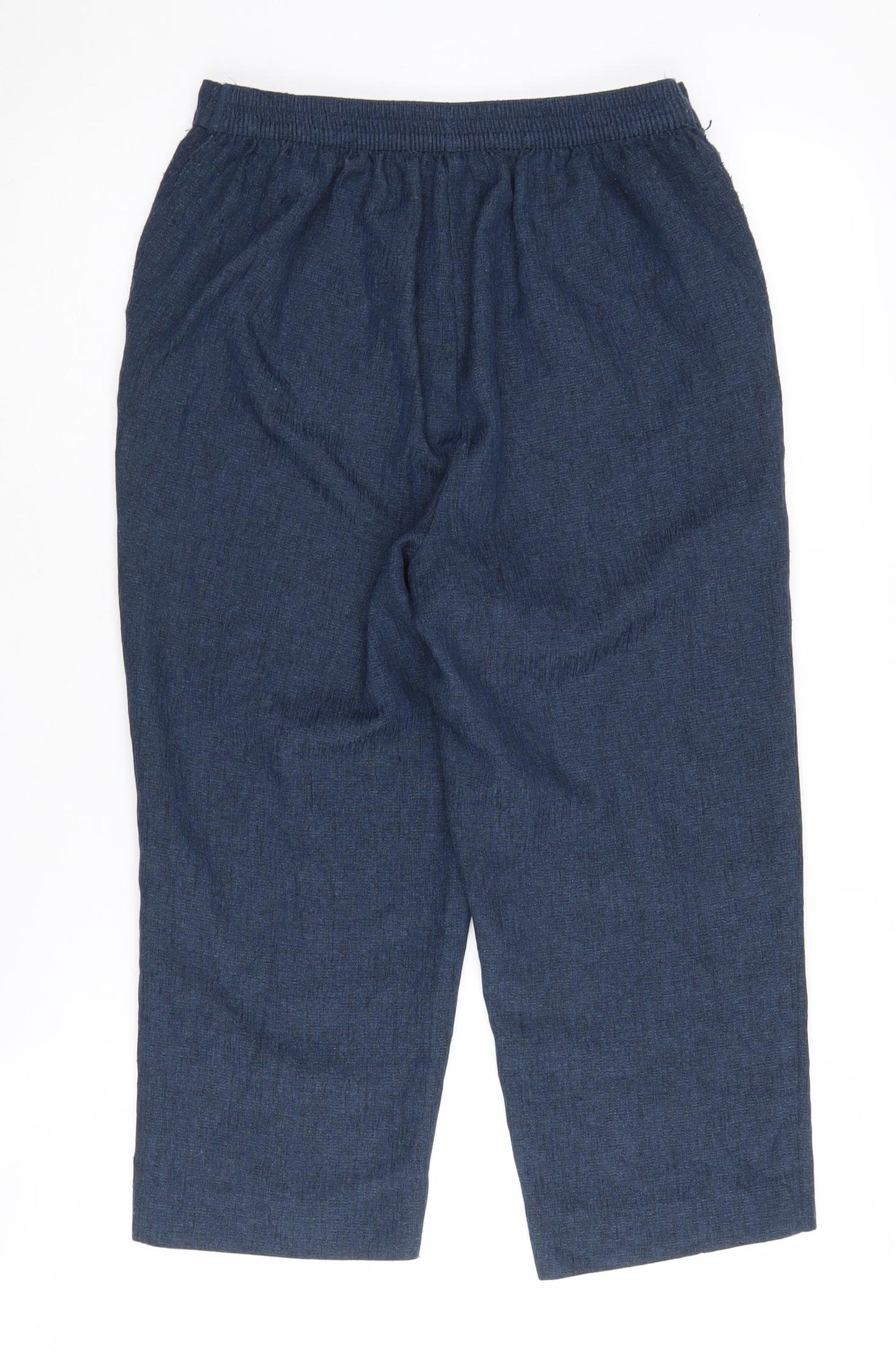 Honor Millburn Women's Blue Cropped Trousers Size 10