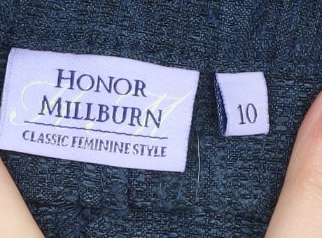 Honor Millburn Women's Blue Cropped Trousers Size 10