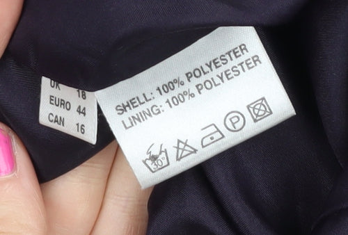 Jacques Vert Women's Purple Pencil Skirt, Size 18