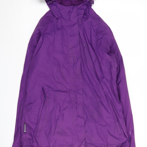 Mountain Warehouse Women's Purple Waterproof Rain Coat