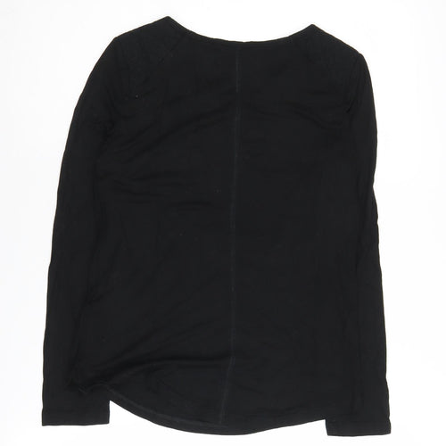 Banana Republic Women's Black Blouse, Size S, Casual Elegance