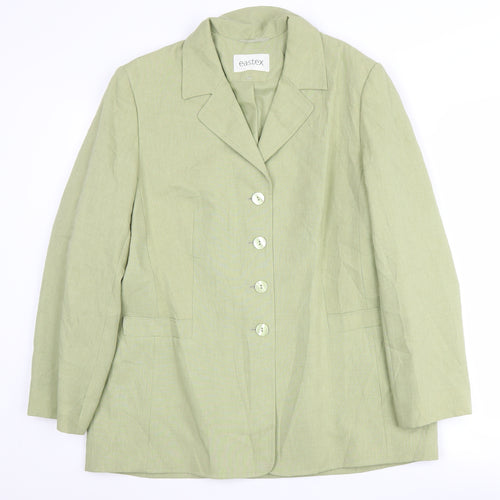 Eastex Women's Green Blazer, Size 14, Business Casual Style