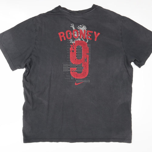 Nike Men's Black Patriotic Graphic T-Shirt 2XL
