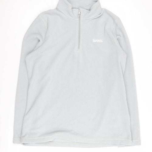 Regatta Women's Grey Fleece Pullover Sweatshirt Size 14