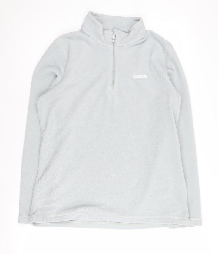 Regatta Women's Grey Fleece Pullover Sweatshirt Size 14
