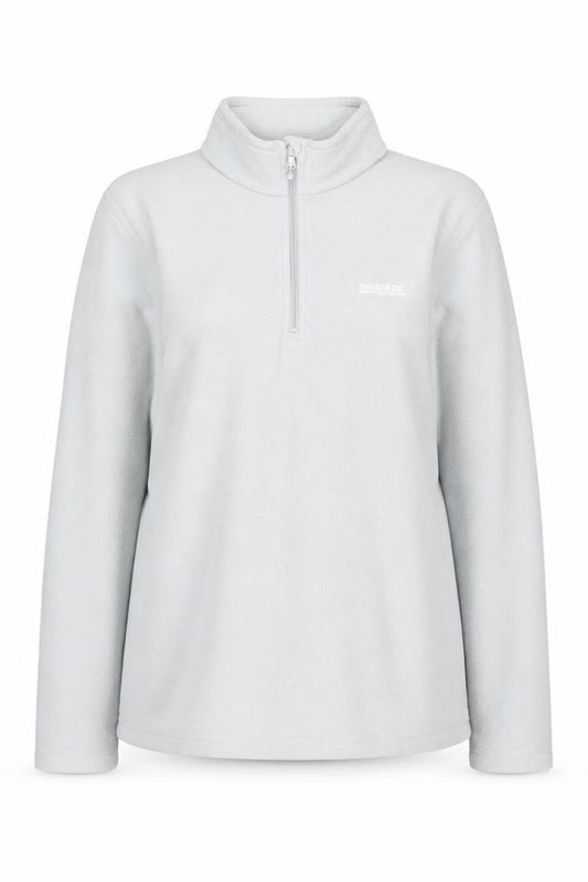 Front view of Regatta Women's Grey Fleece Pullover Sweatshirt, size 14