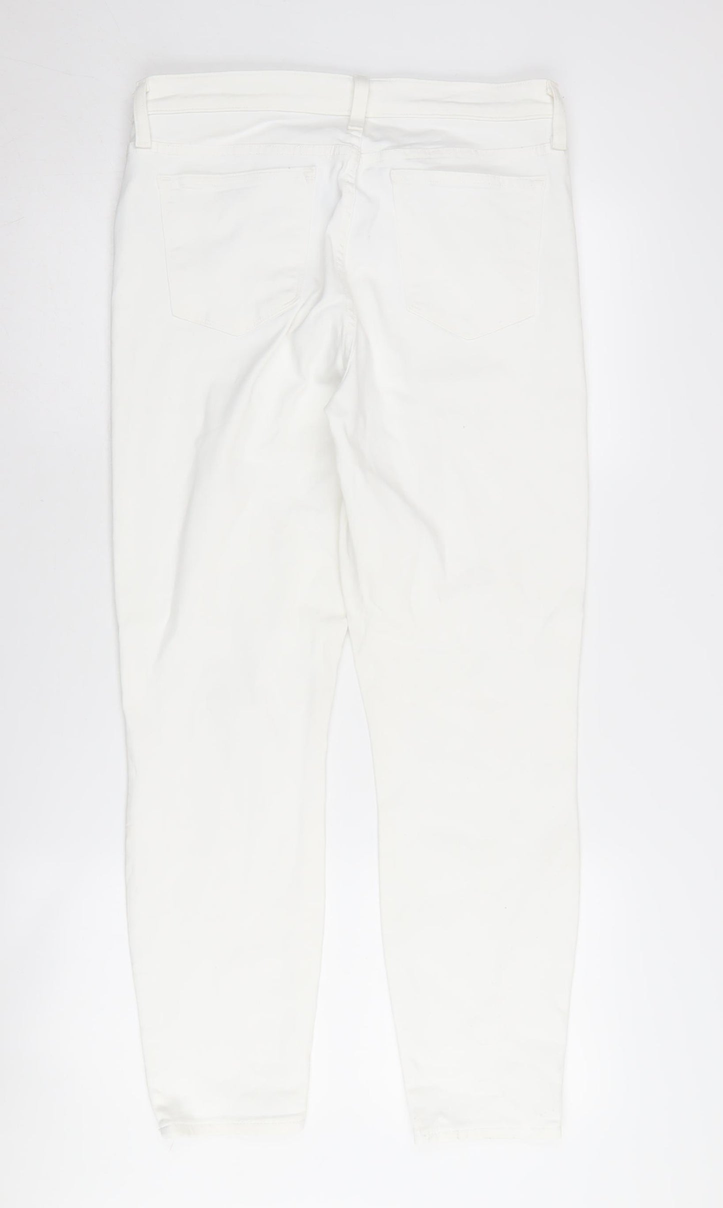 J.Crew Women’s White Skinny Jeans Size 31 High Rise