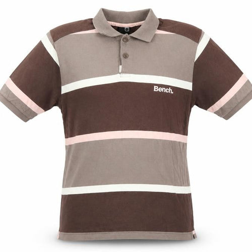 Bench Polo shirt Size S Brown Striped