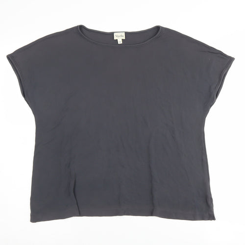 Viyella Women's Black Crew Neck T-Shirt M