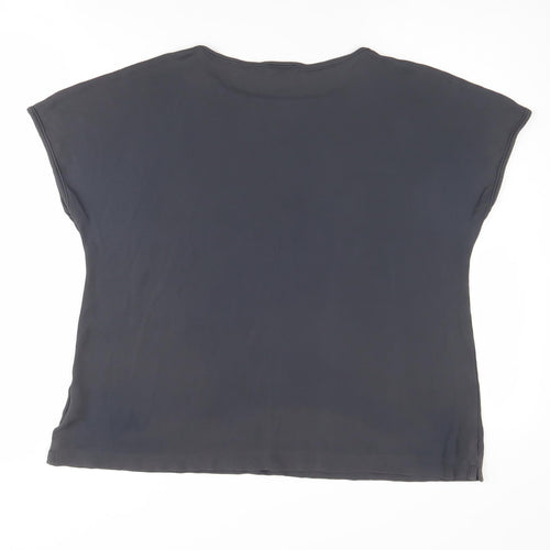 Viyella Women's Black Crew Neck T-Shirt M