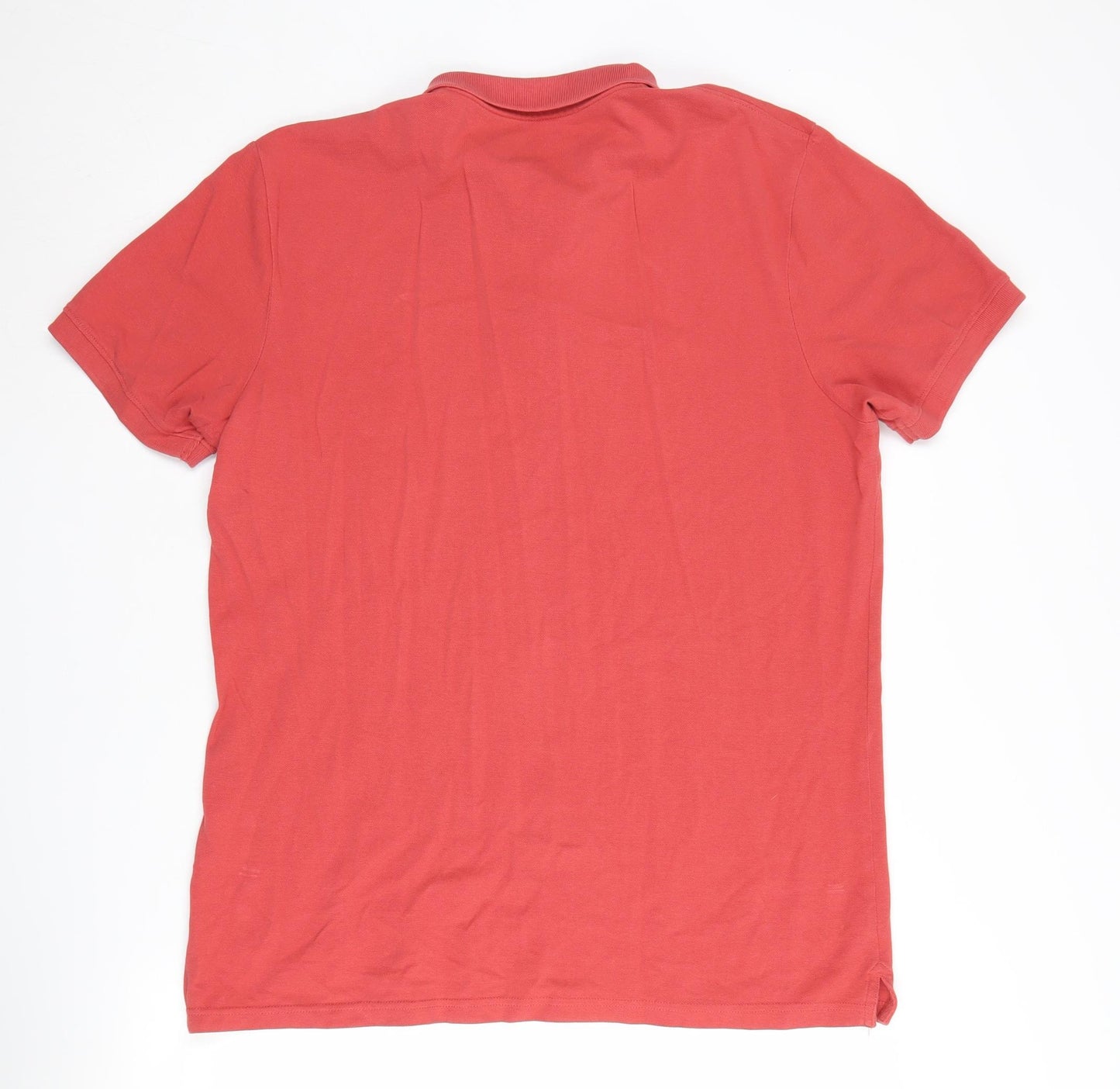 Jack & Jones Men's Red Polo Shirt XL